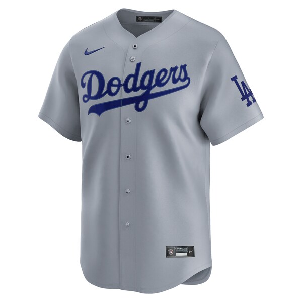 Los Angeles Dodgers Nike Alternate Limited Jersey - Gray