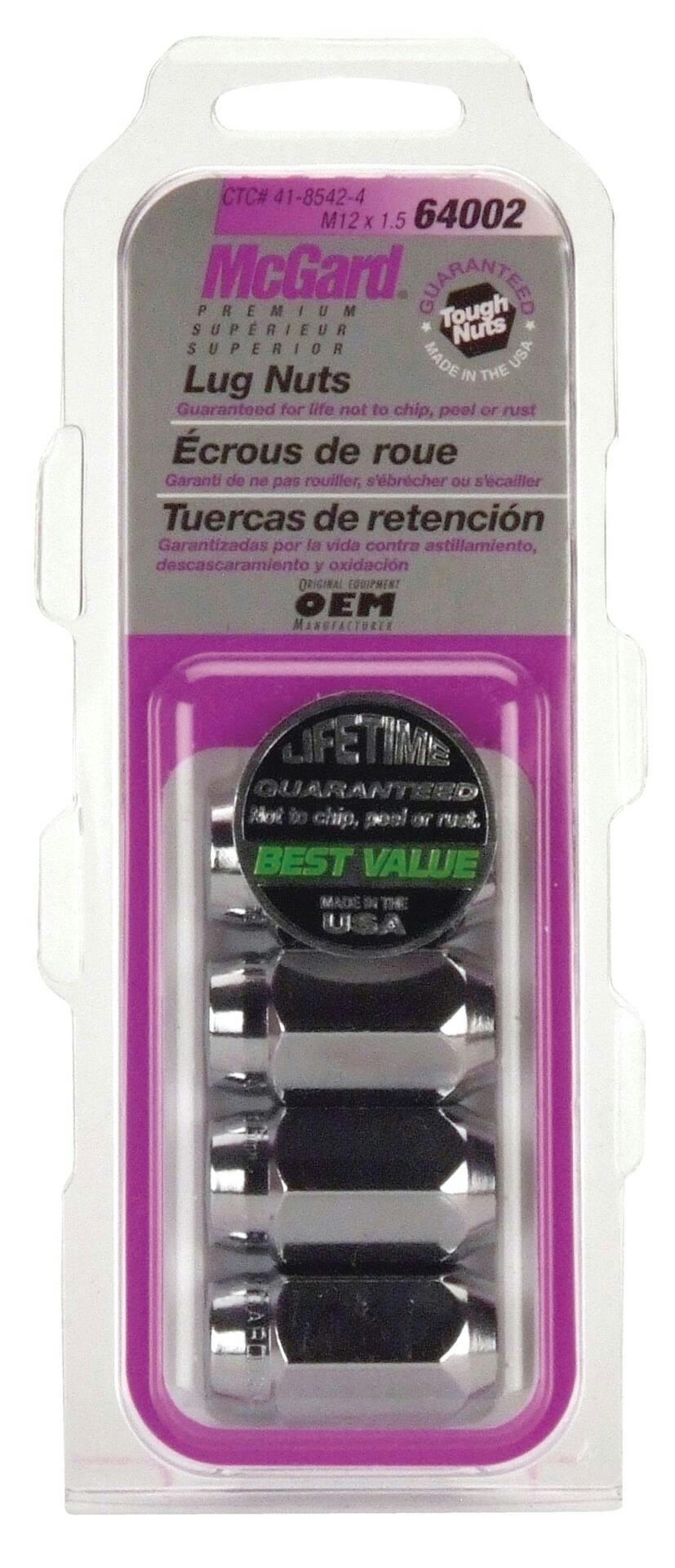 McGard 64002 Cone Seat Style Nut Set
