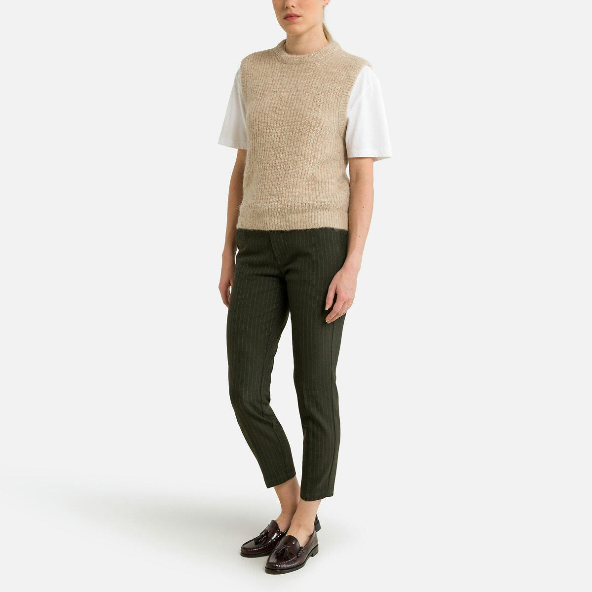 Pantalon rayé Claudia Buren