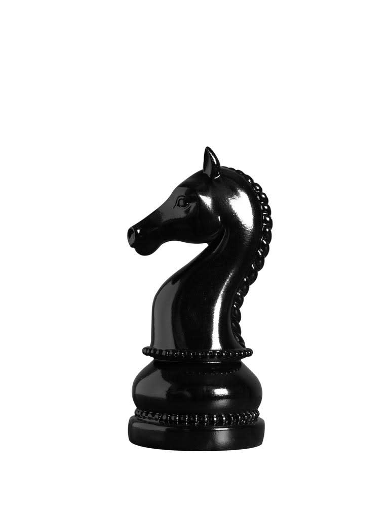 - Cavalier noir brillant L11.5cm