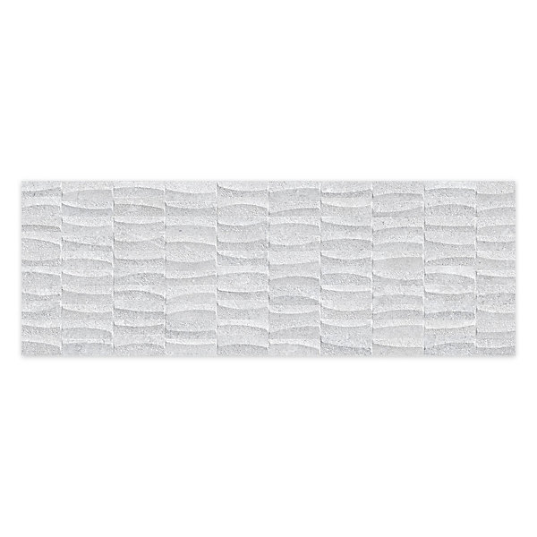 Carrelage effet Pierre 3D Gris Silver 100x33,3x0,98 cm Luzerio - Mur intérieur (vendu par carton de 1,67 m²) - RO'MA CARRELAGE