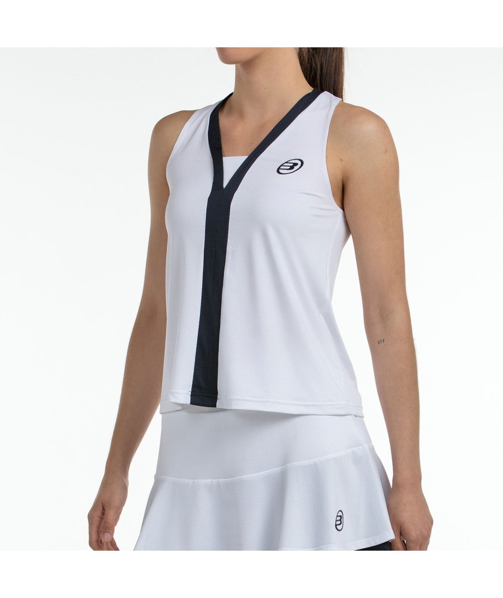 CAMISETA BULLPADEL TALITA BLANCO