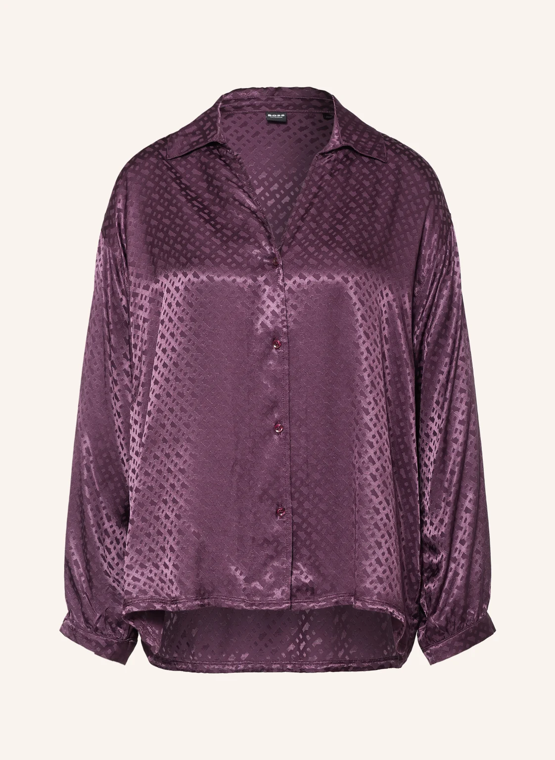 BOSS Schlafshirt aus Jacquard