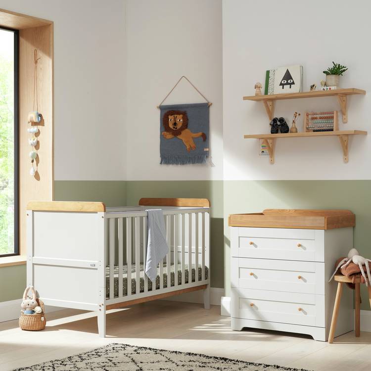 Tutti Bambini Rio 2 Piece Nursery Furniture Set - Dove Grey