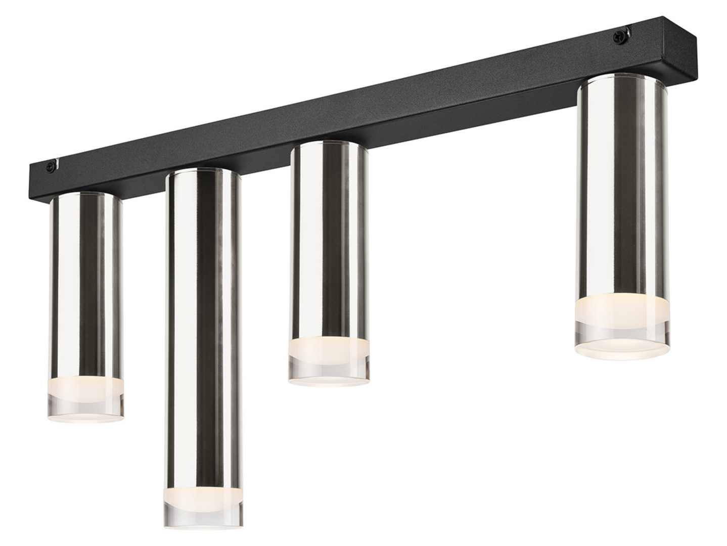 Lampa sufitowa Diego 4-punktowa aluminiowa czarna