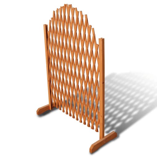 NNEVL Trellis Fence Solid Wood 180x100 cm