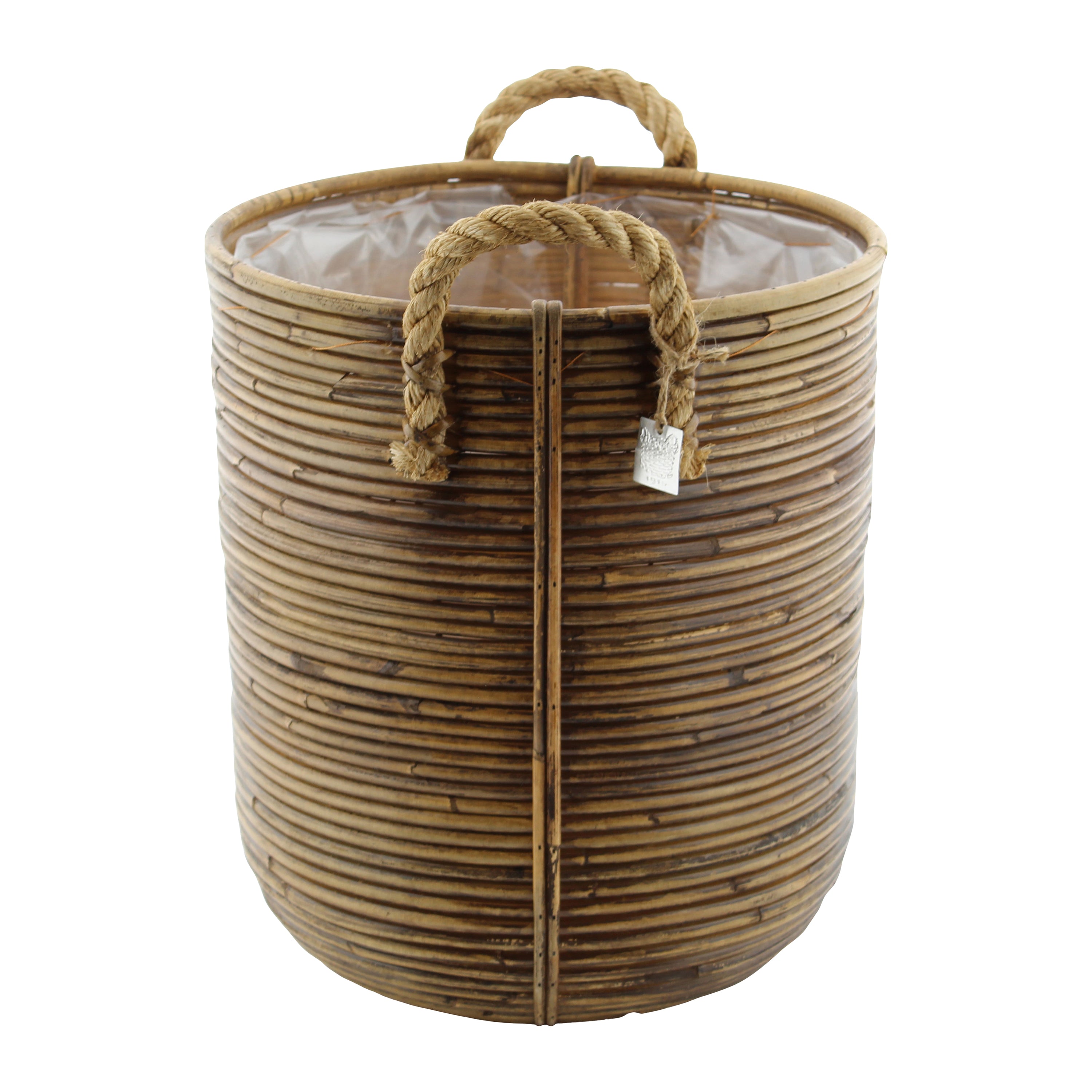 Van der Leeden Stripe Opbergmand Ø 40 cm - Bronze