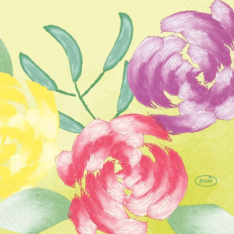 Serviette 50er-Set Soft Tropics
