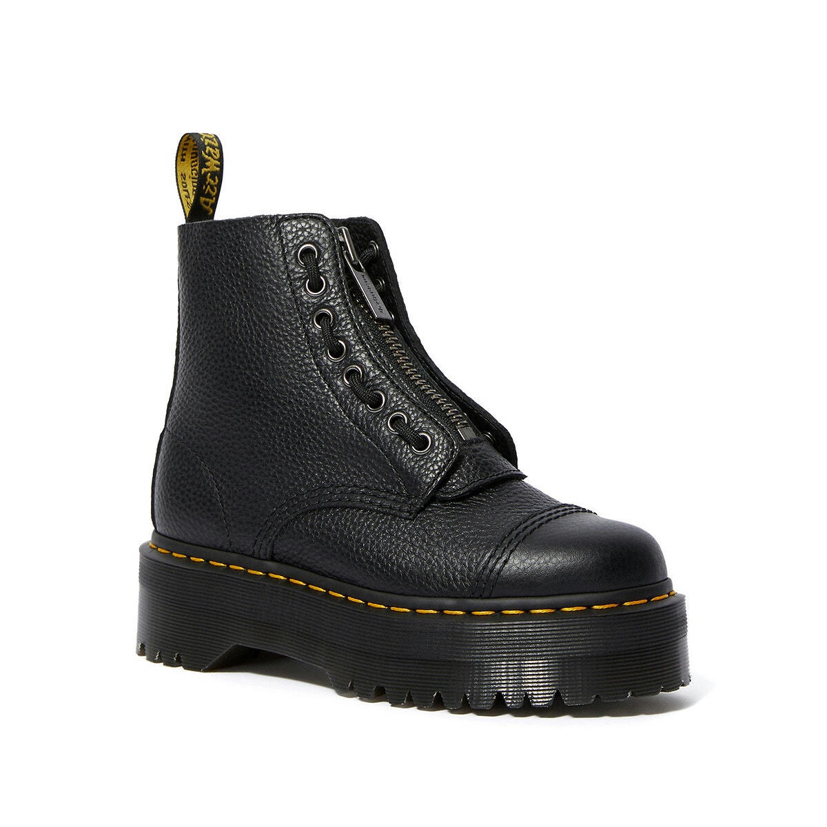 Boots plateforme cuir Sinclair Milled Nappa