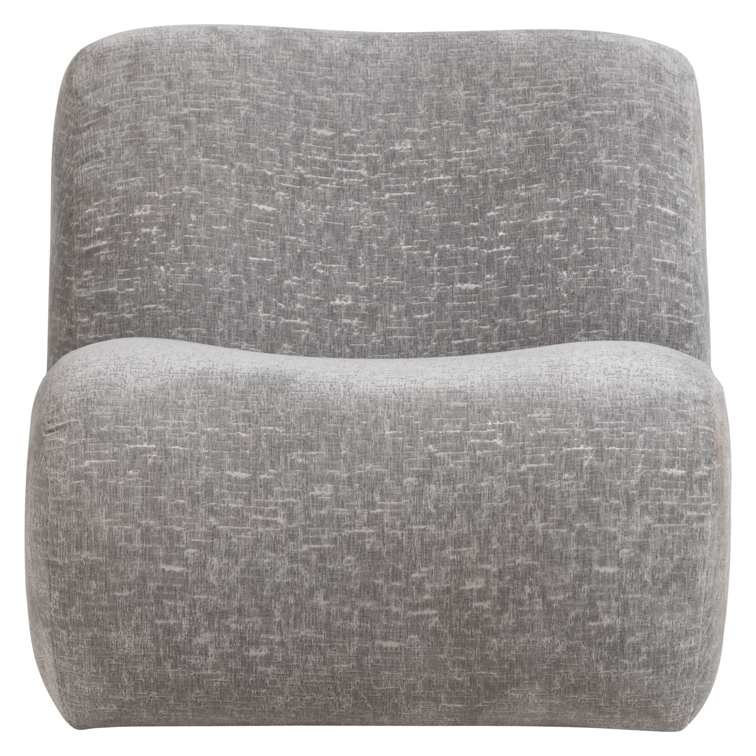 WOOOD fauteuil craquelé Nomu - Velvet - Lichtblauw - 74x76x92