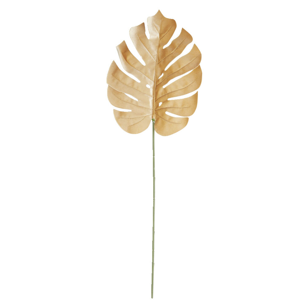Fleur tige monstera jaune H70cm