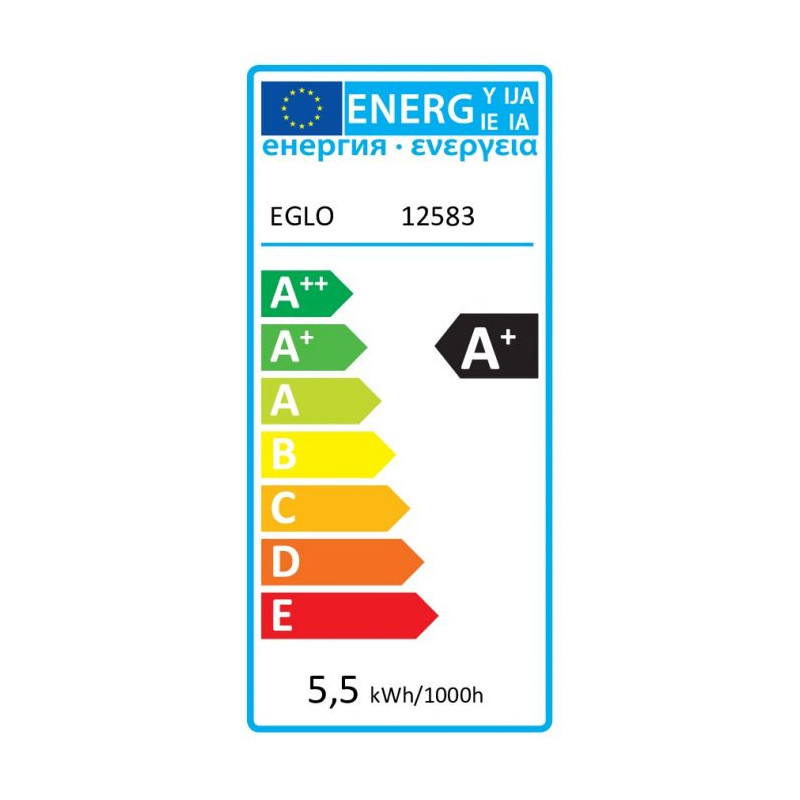 Ampoule LED E27 5,5 W 400 lm Ø 6,4 cm ambrée EGLO