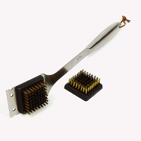 Brosses à barbecue Patton Solid en acier inoxydable