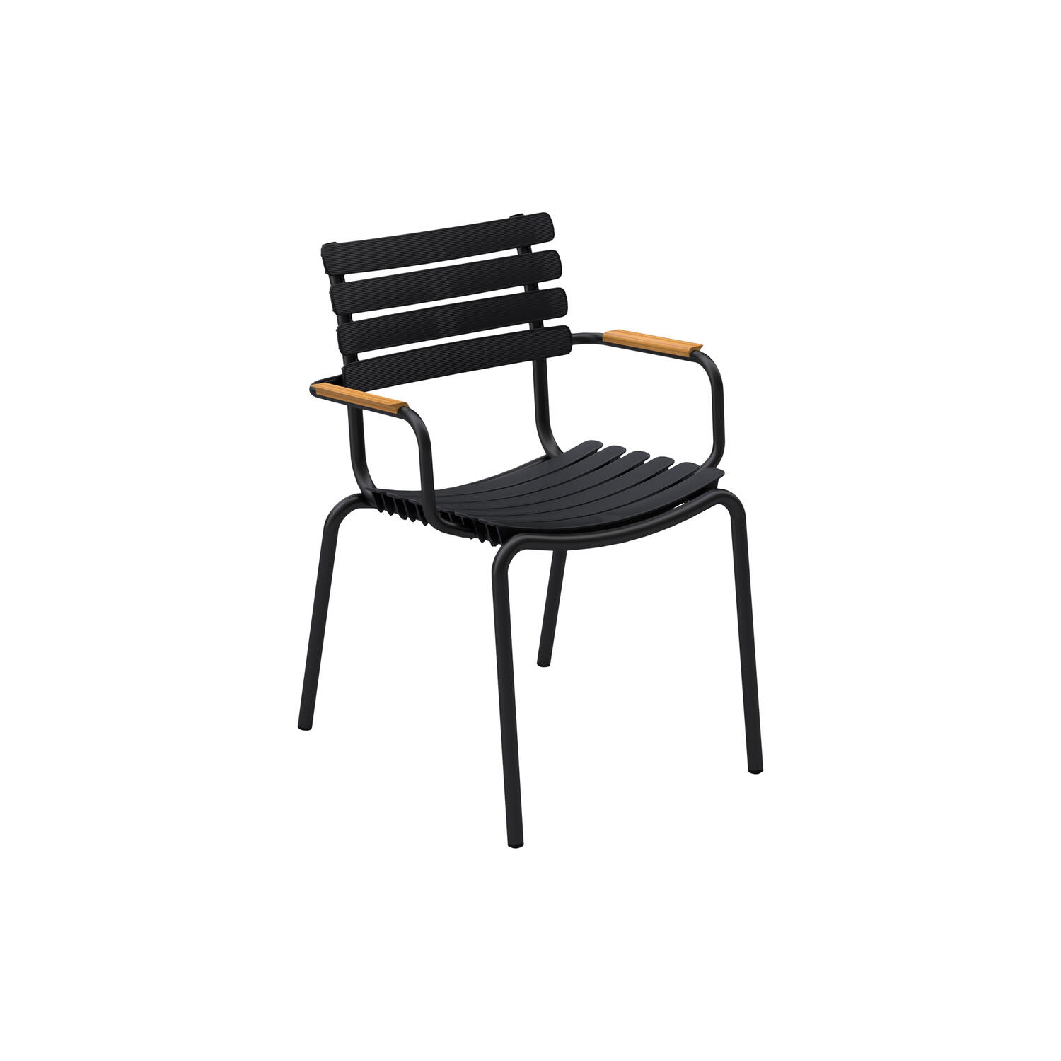ReCLIPS bambus spisebordsstol, black