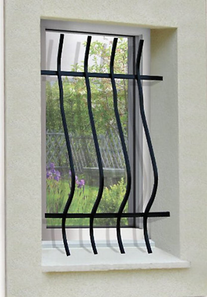 Grille de Defense Galbee pour Fenetre H 45 cm x L 80 cm (côte tableau)