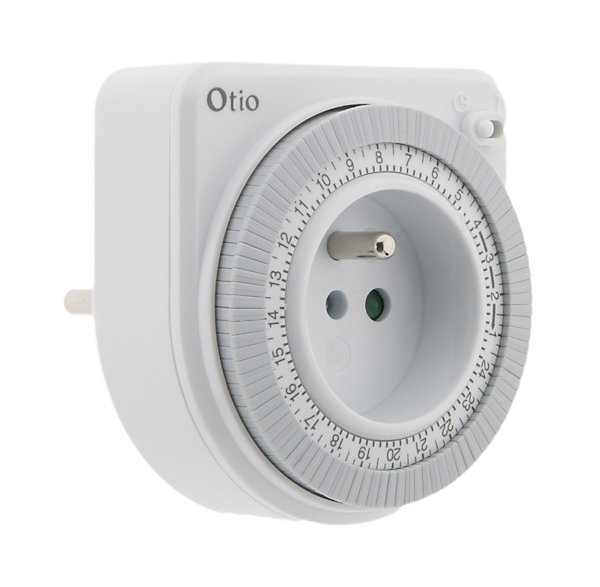 Lot de 2 programmateurs mécaniques - Blanc - Otio