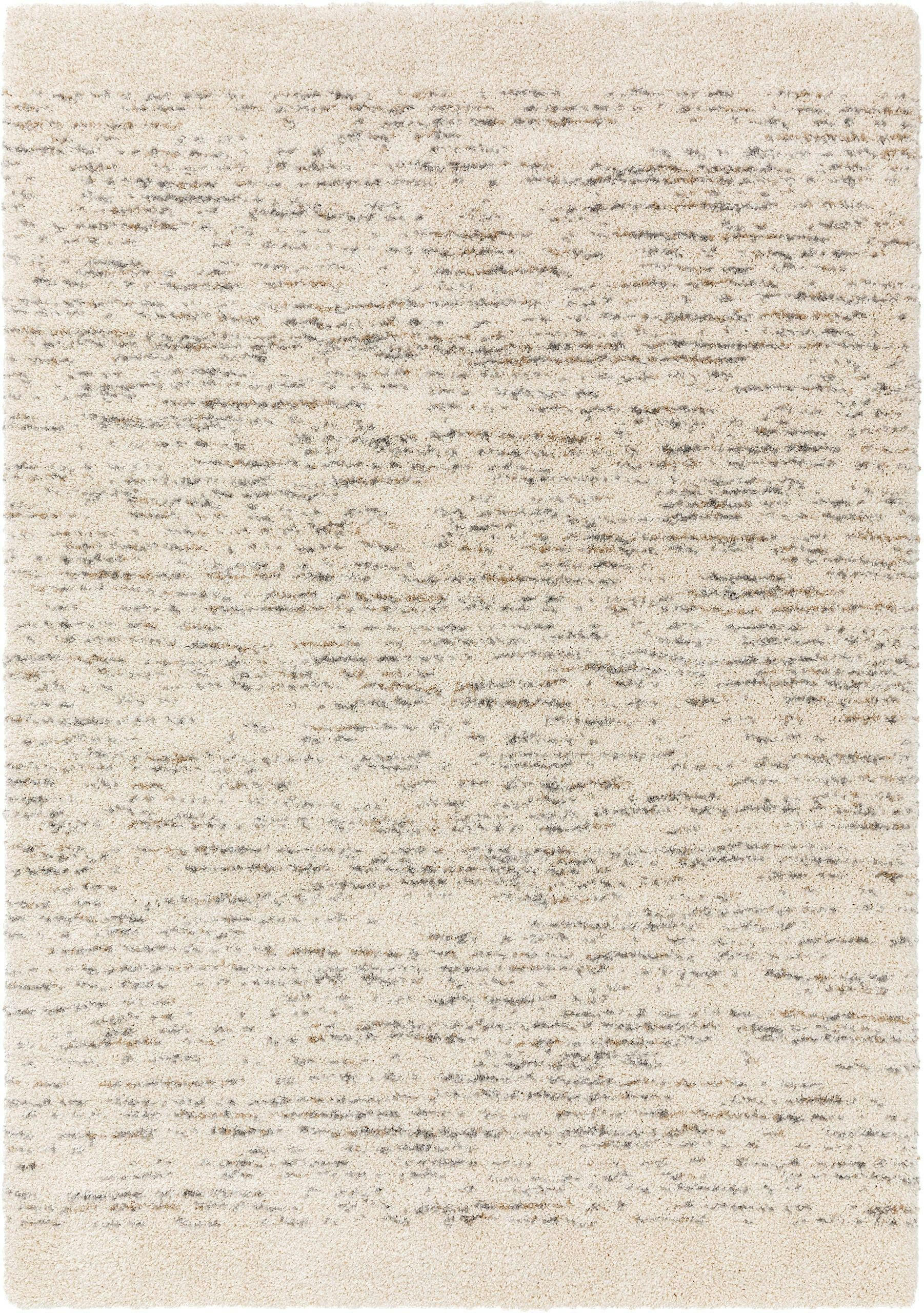 GOBI - Tapis à poils longs crème/beige 120x170