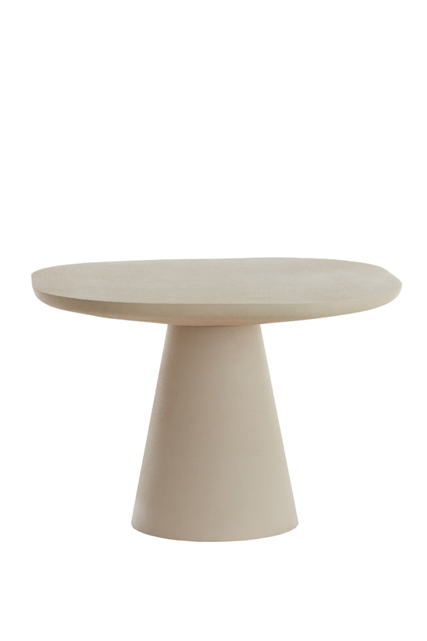 Light & Living bijzettafel ABALA - Ø60x41cm - wit