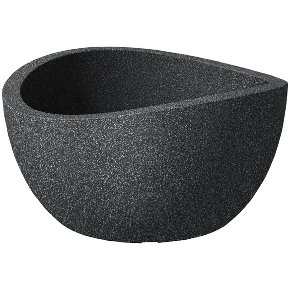Pflanzgefäß »WAVE GLOBE BOWL«, ØxH: 39,3 x 21 cm, schwarz
