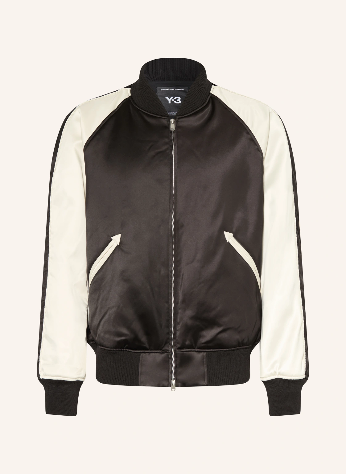 Y-3 Blouson Y3-LIQUID LOGO SATIN