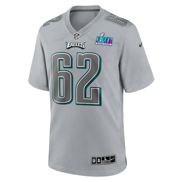 Jason Kelce Philadelphia Eagles Nike Super Bowl LVII Patch Atmosphere Fashion Game Jersey - Gray