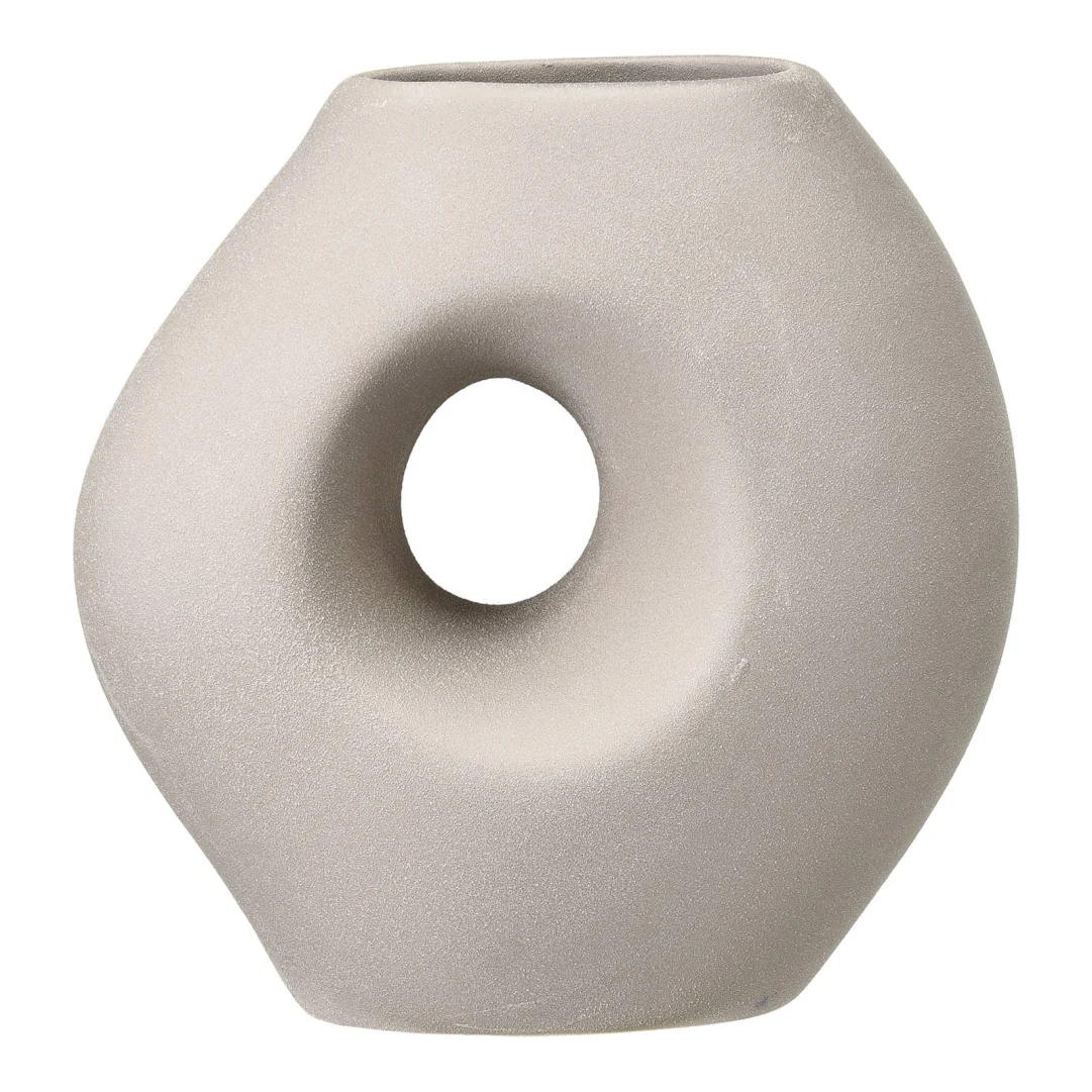 Vase taupe, W 170 x H 175 x D 100 mm