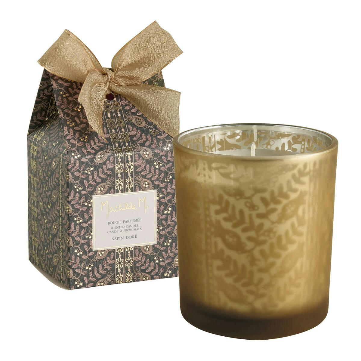 - Bougie parfumée 160 g - Sapin Doré