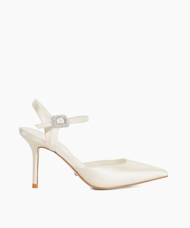 Celebrant Ivory - Diamante Buckle Open Bridal Courts