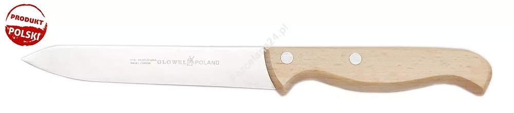 Nóż uniwersalny 15 cm Glowel - Drewno Jasne 1E.DJ.L150