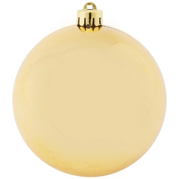 Weihnachtskugel, Ø: 10 cm, goldfarben, 4 Stück