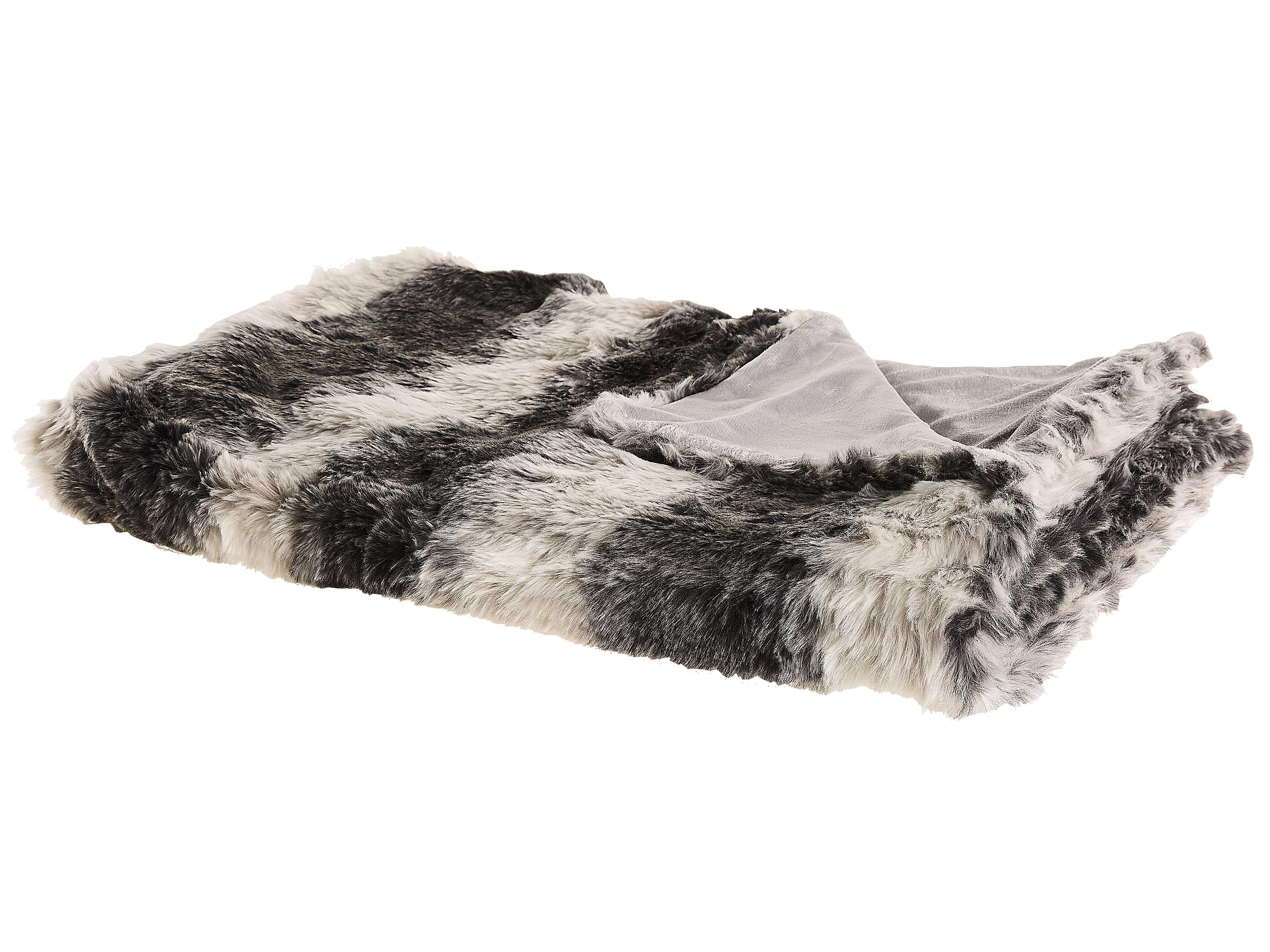 Blanket TAZA Fabric 150 x 200 cm Grey