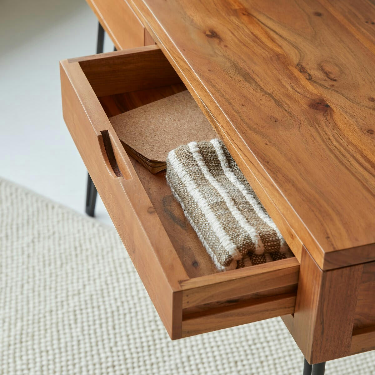 BONNIE - Console en acacia massif