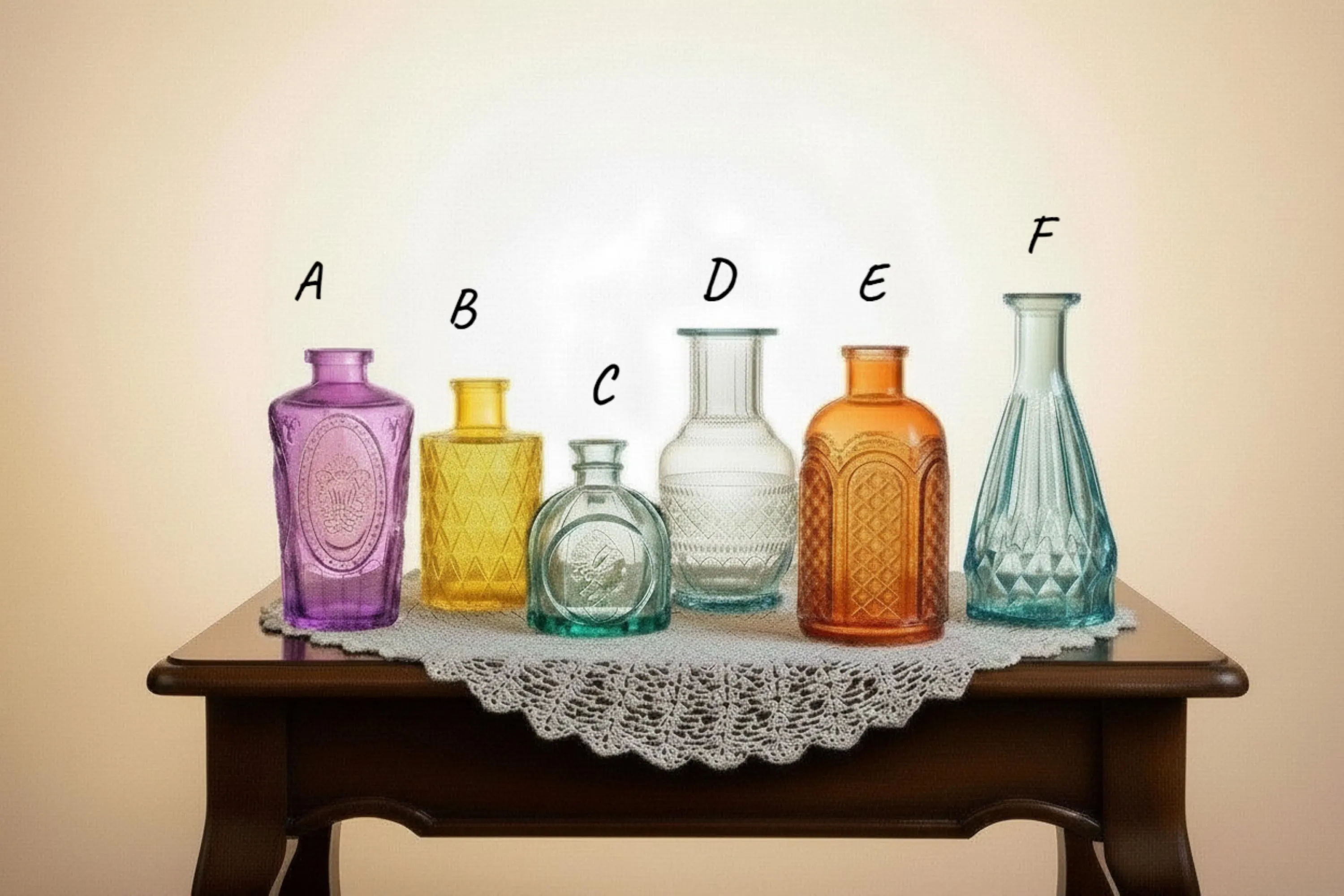 Colorful Pressed Glass Bud Vases | Vintage-Inspired Textured Mini Vessels | Sold Individually or as a Set