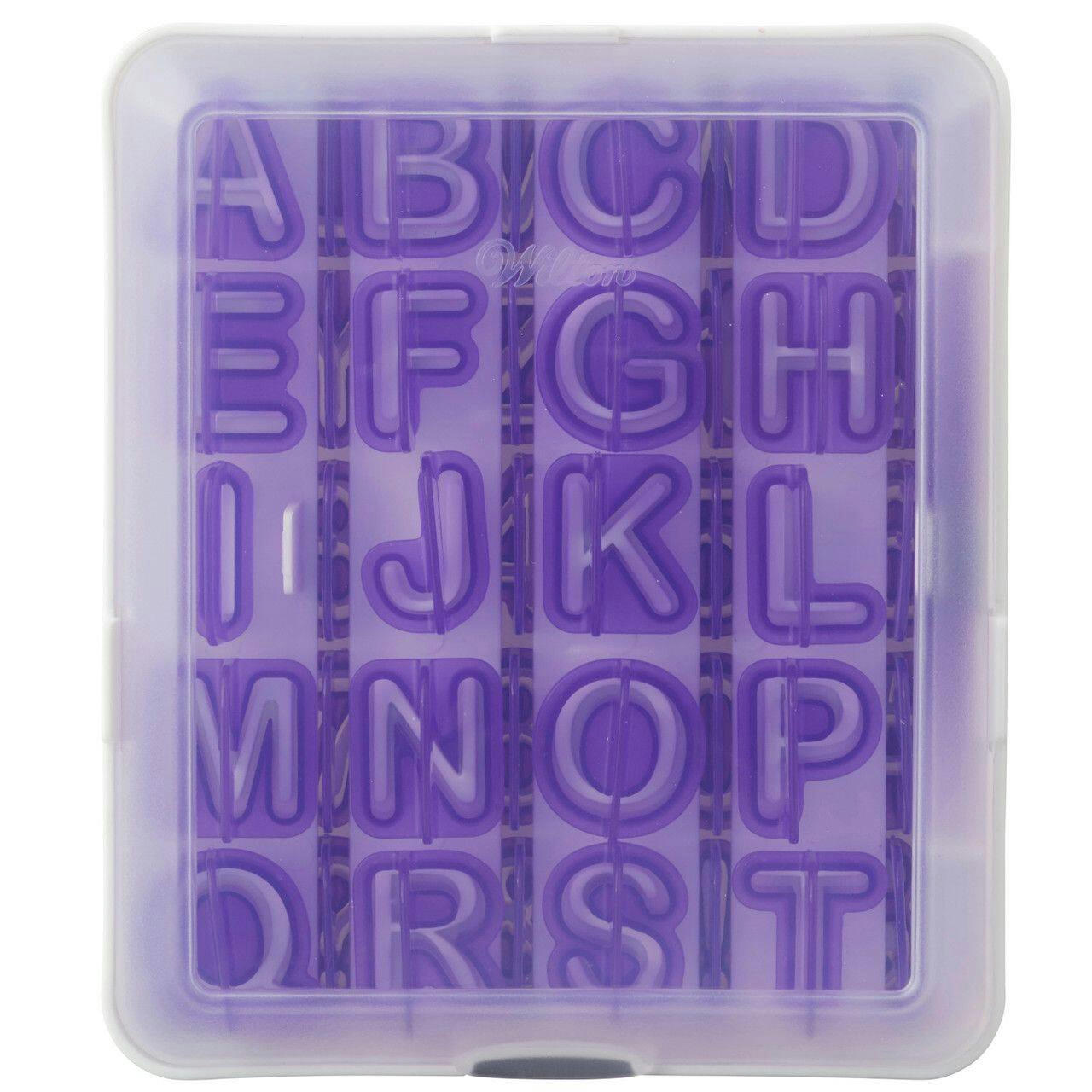 Wilton Alphabet & Numbers Fondant Cutters Set, 42-pc