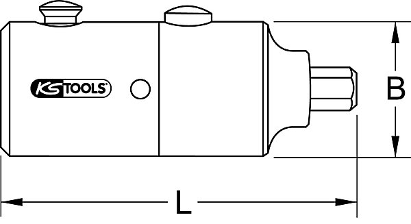 KS Tools - 116.2060 - Clé à bondes, L.92,0 mm