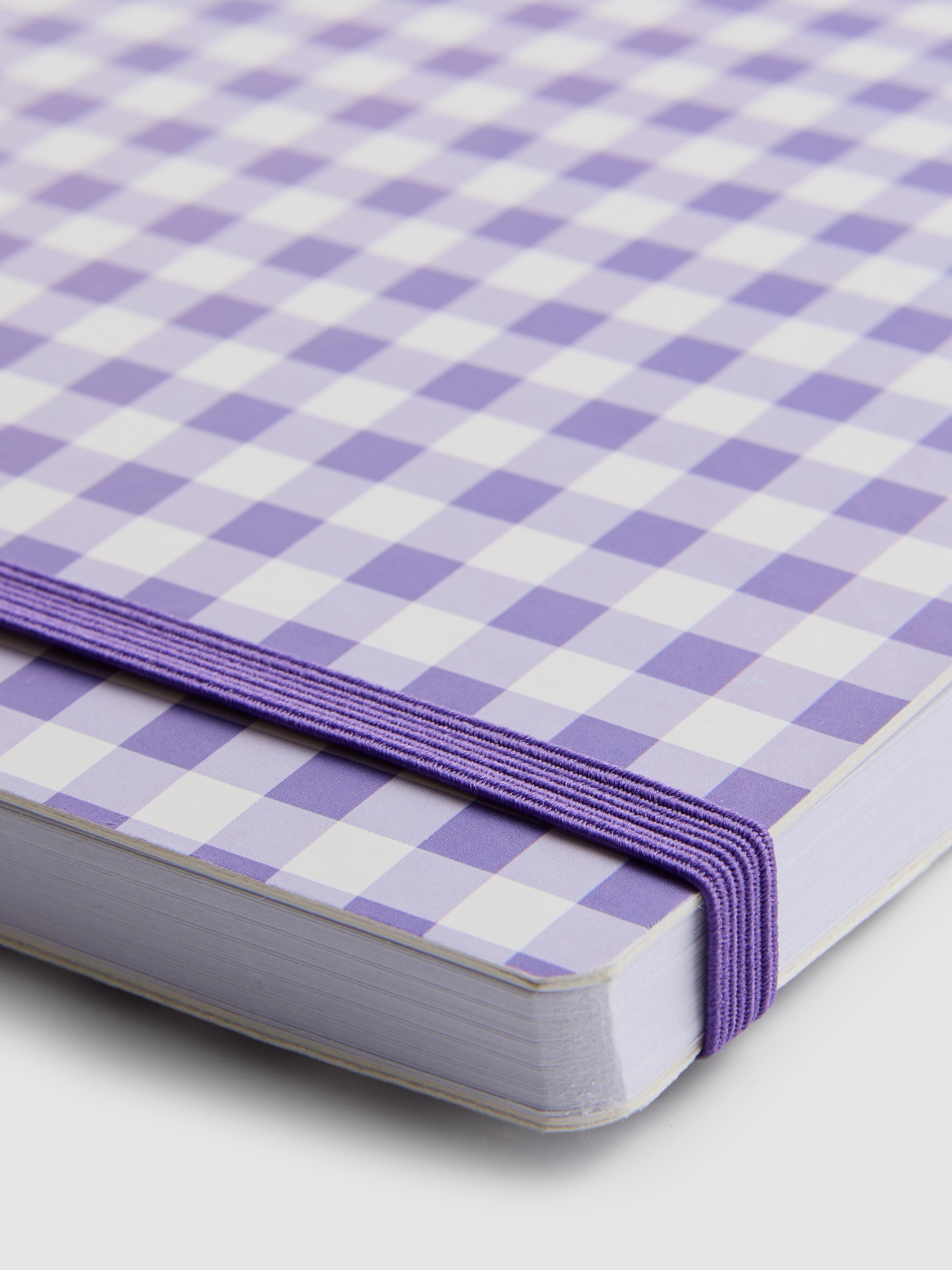A5 Gingham Notebook