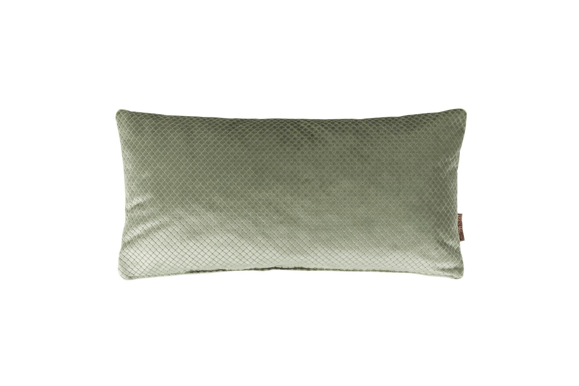 BEVERLY - Coussin en tissu vert