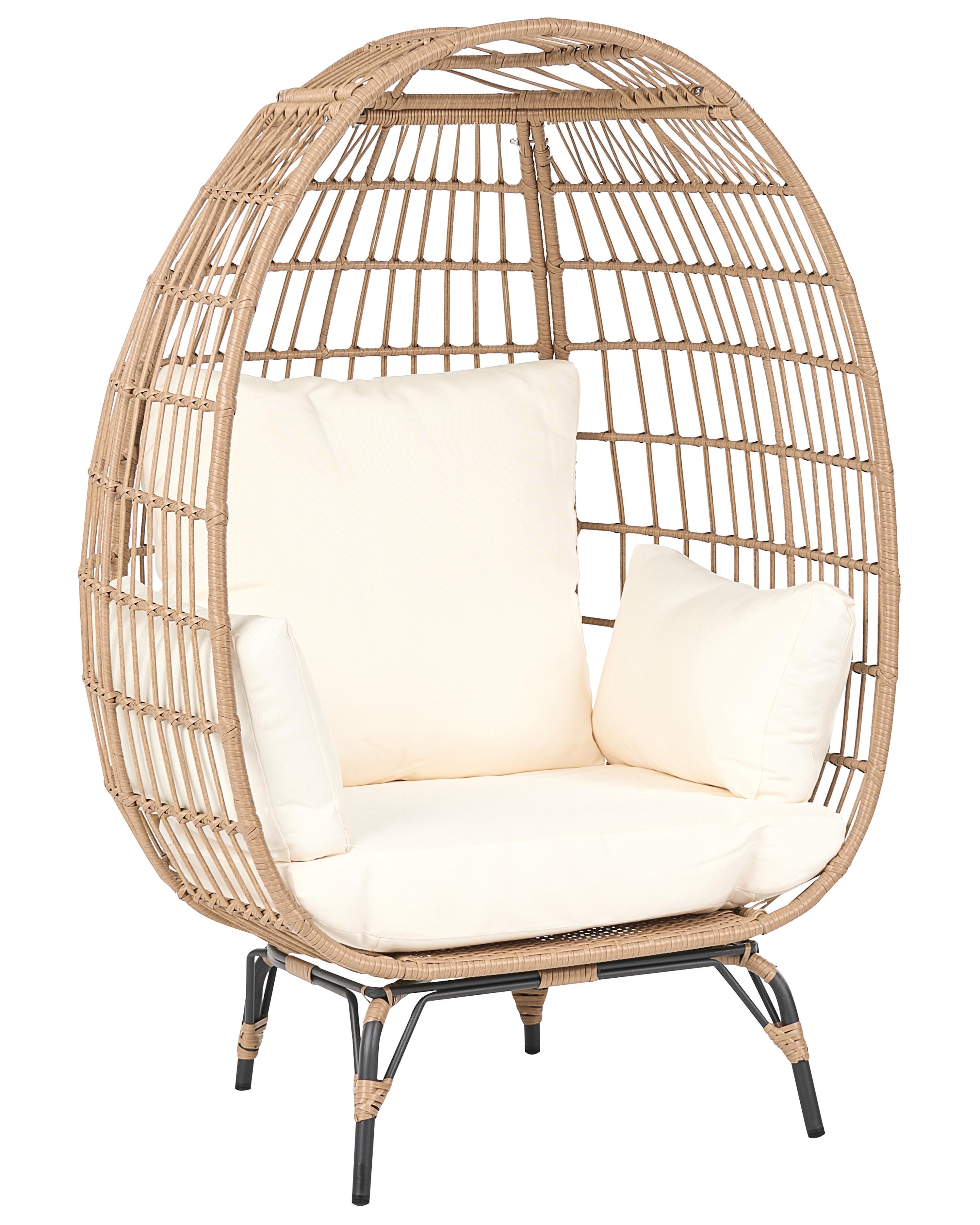 Garden Chair VEROLI PE Rattan Beige