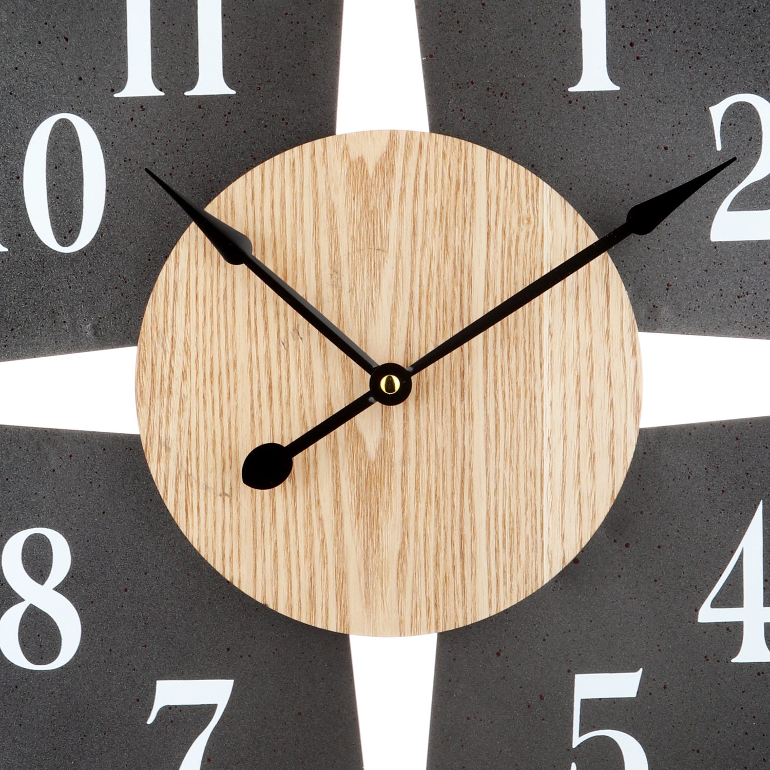 Orologio da parete elica grigia 50 cm