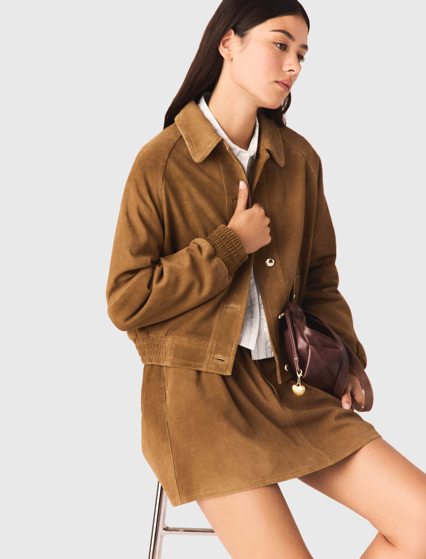 Blouson en daim