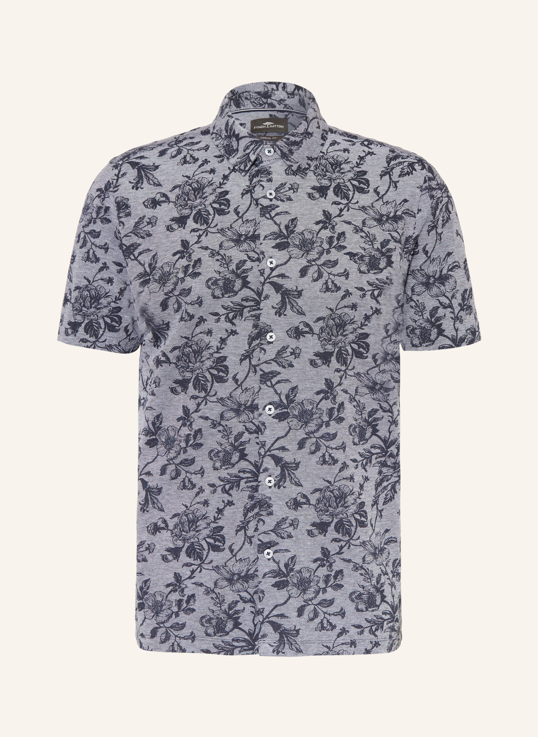 FYNCH-HATTON Kurzarm-Hemd Regular Fit