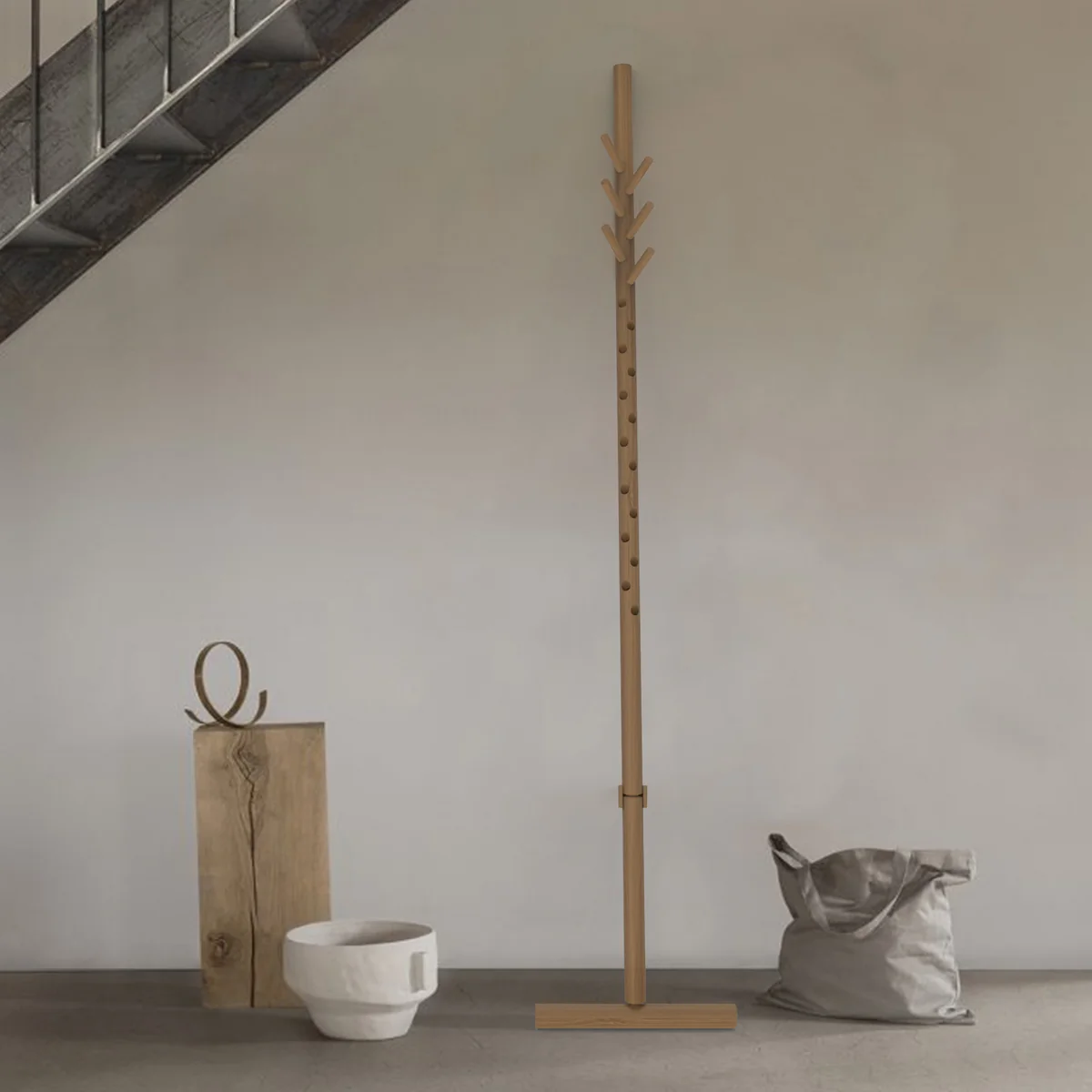 We Do Wood - Laid Back Standgarderobe, Eiche natur