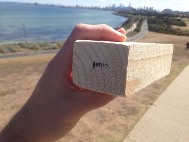 Mega Jenjo Tumbling Tower 54 Piece Giant Wooden Block Game 91cm Jenjo Games