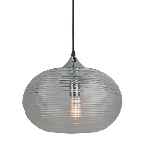 Lampa wisząca przezroczysta VT-7350 1xE27x60W wym: 100x33x33 cm V-TAC