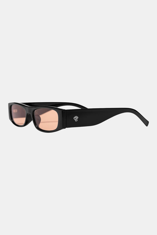 CHPO Sigrid Shiny Black/ Light Orange Zonnebril