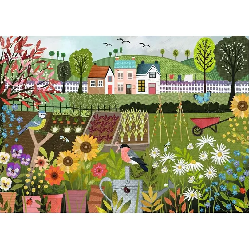 Puzzle 1000er-Set Garden Allotment