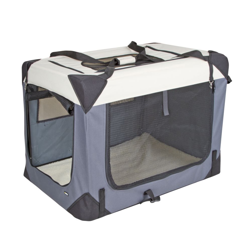 Kerbl Pet Transport Box Journey - Grey/Beige