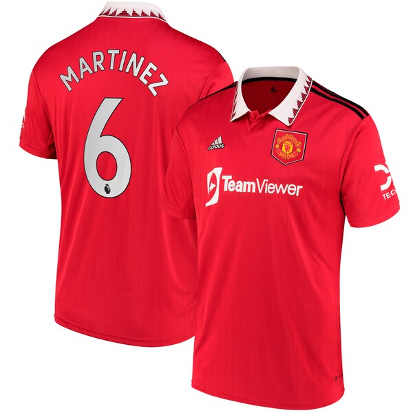 Lisandro Martínez Manchester United adidas 2022/23 Home Replica Player Jersey - Red