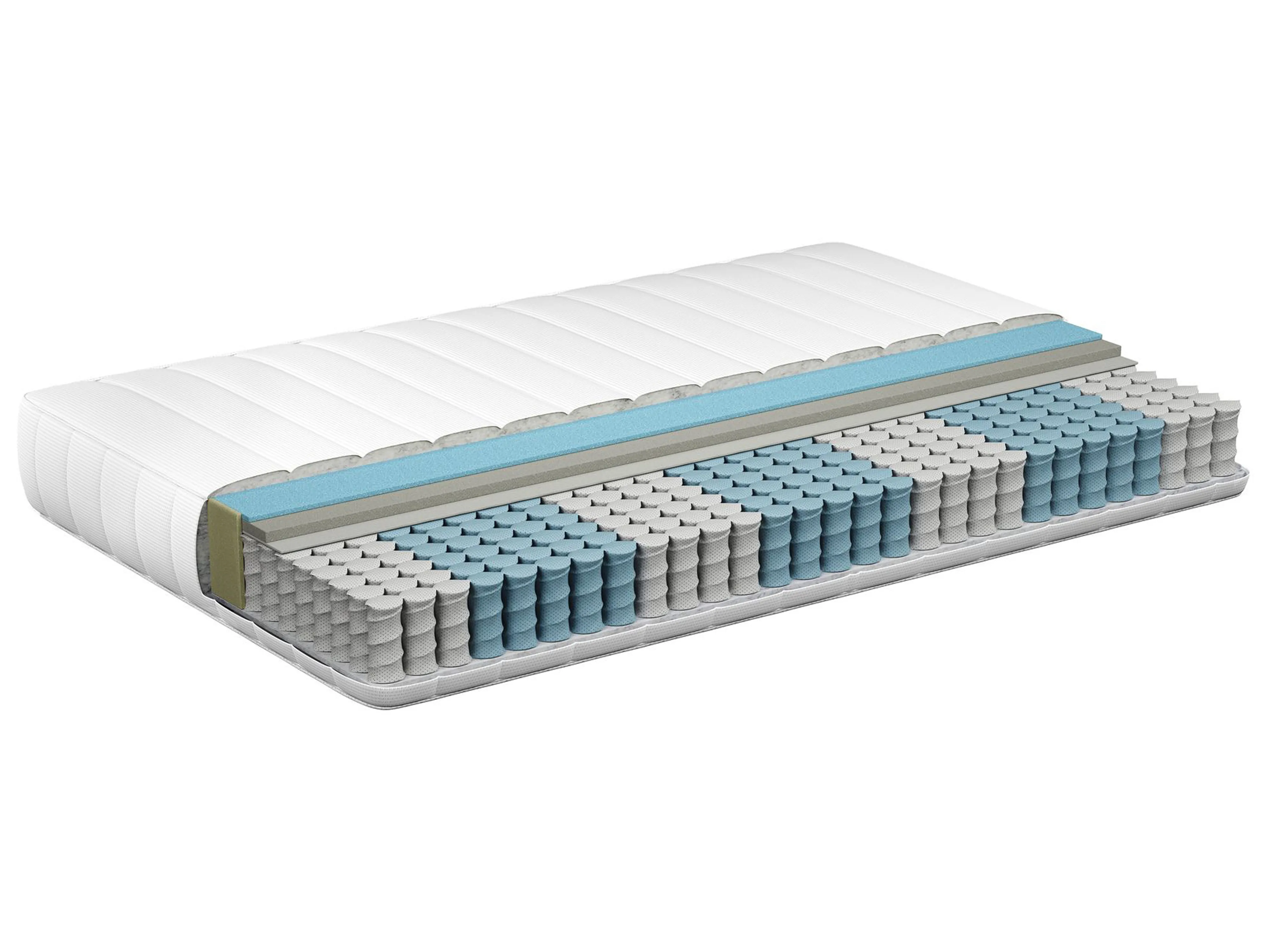 Memory Foam Pocket Spring Mattress BREEZ H2/3 Medium 140 x 200 cm (EU Double)