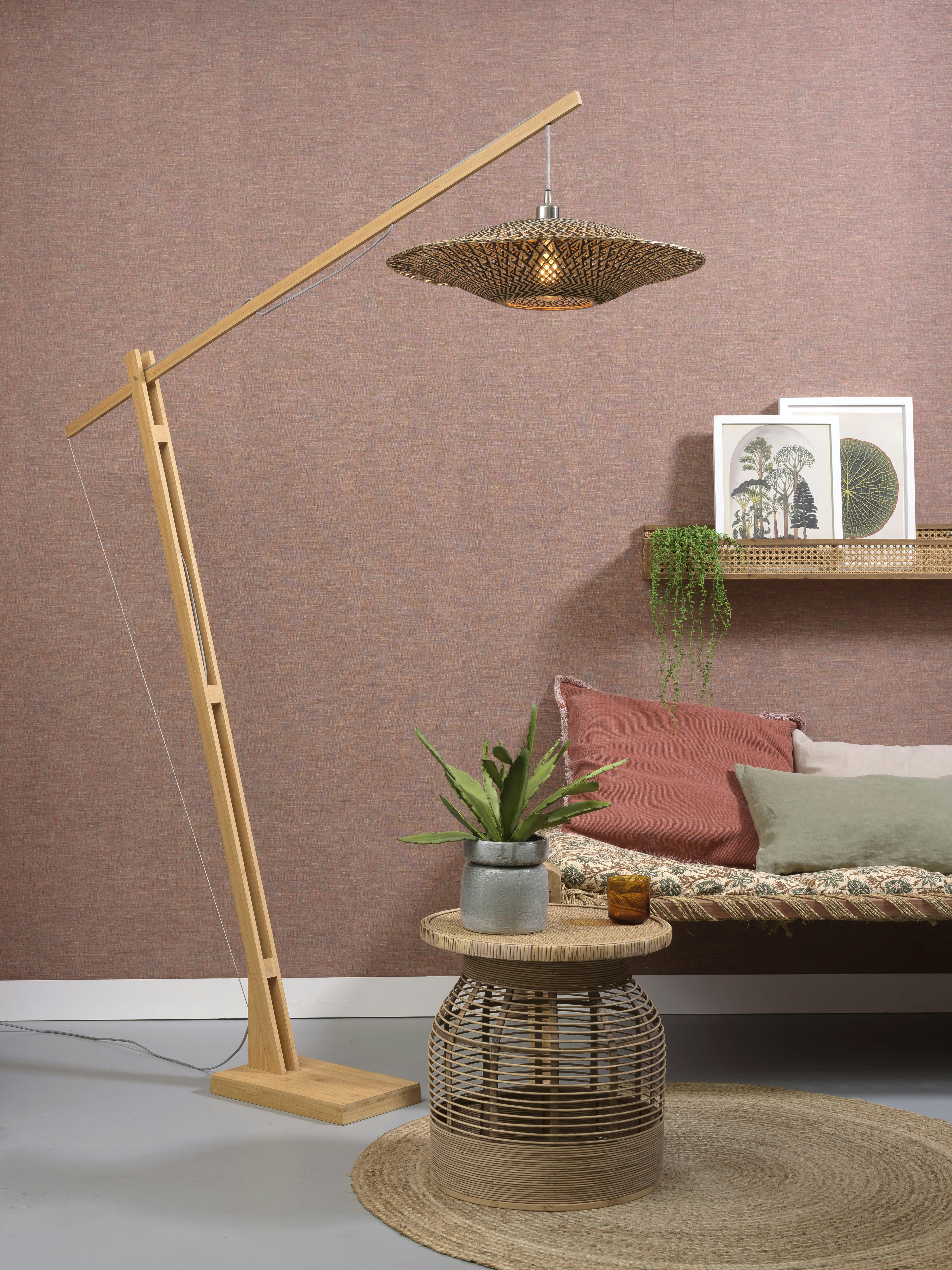 BALI - Lampadaire bambou H175cm